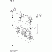 Схема узла: Throttle Body (Vl1500Bl4 E28) для Suzuki VL1500 Boulevard C90