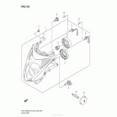 Схема узла: Фара (Gsx1300Ral3 E28) для Suzuki GSX1300 Hayabusa