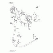 Схема узла: Спидометр для Suzuki TU250