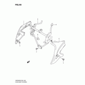 Схема вузла: Накладка фари (Without cowling) для Suzuki GSF650 Bandit S