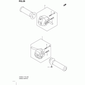 Схема узла: Пульт управления рулевой для Suzuki UH200 Burgman