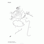 Схема узла: Топливный бак (Gsx-R750 L2 E33) для Suzuki GSX-R750