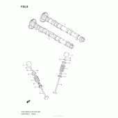 Схема узла: Распредвал & Клапан для Suzuki GSX-R600