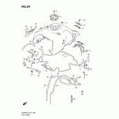 Схема вузла: Паливний бак для Suzuki DL650 V-Strom