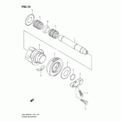 Схема узла: Балансировочный вал для Suzuki GSX1250