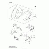 Схема вузла: Задній ліхтар (Стоп-сигнал) (Vl800T E28) для Suzuki VZ800 Boulevard M50