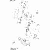 Схема вузла: Steering Stem (Vl800L3 E33) для Suzuki VL800 Boulevard C50C