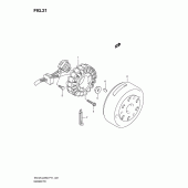 Схема узла: Статор & Ротор для Suzuki EN125