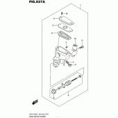 Схема вузла: Передній гальмівний циліндр Suzuki GSX-S1000