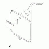 Схема вузла: Передній щит (Model n) для Suzuki RM250