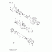 Схема вузла: Трансмісія для Suzuki AN400 Burgman (EU analogue of SkyWave)