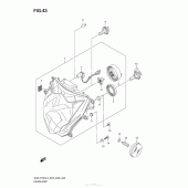 Схема узла: Фара (E33) для Suzuki GSX-R750