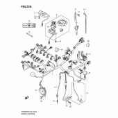 Схема вузла: Електропроводка (Gsr600ak7/ak8/ak9/al0/uak7/uak8/uak9/ual0) для Suzuki GSR600