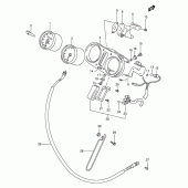 Схема узла: Спидометр для Suzuki DR800