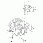 Схема вузла: Картер двигуна для Suzuki GZ125 Marauder