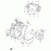 Схема вузла: Кришки картера для Suzuki TS125