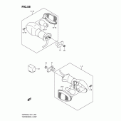 Схема вузла: Поворотники (Gsf650l2 e21) для Suzuki GSF650 Bandit S