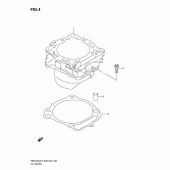 Схема узла: Цилиндр для Suzuki RMX450