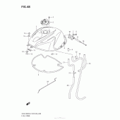 Схема вузла: Паливний бак (Gsx-R600L2 E03) для Suzuki GSX-R600