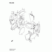 Схема вузла: Бічні панелі (Model k9) для Suzuki VZ800 Intruder M800/Boulevard M50