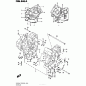 Схема вузла: Картер двигуна для Suzuki DL650 V-Strom