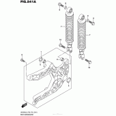 Схема узла: Задний рычаг (Маятник) для Suzuki UH200 Burgman
