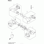 Схема узла: Поворотники для Suzuki DL1000 V-Strom