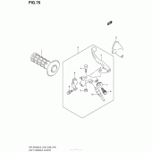 Схема узла: Left Handle Lever (Dr-Z400Sl3 E28) для Suzuki DR-Z400 DR-Z400S