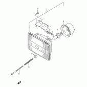 Схема вузла: Фара для Suzuki RMX250