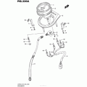 Схема вузла: Speedometer (Ls650L6 E03) для Suzuki LS650 Boulevard S40