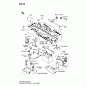 Схема узла: Электрооборудование для Suzuki VZ1600 Marauder