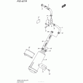 Схема узла: Система вентиляции бензобака (Vz800L5 E33) для Suzuki VZ800 Boulevard M50