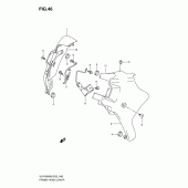 Схема вузла: Верхня накладка рами Suzuki VLR1800 Intruder C1800R/ Boulevard C109R