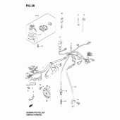 Схема узла: Электропроводка (Model k3) для Suzuki GS500