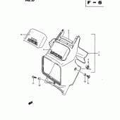 Схема узла: Кожух фары для Suzuki DR650 DR650R