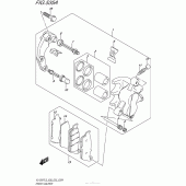 Схема узла: Передний тормозной суппорт для Suzuki VL1500 Boulevard C90T