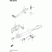 Схема узла: Подставка для Suzuki GSX-R750