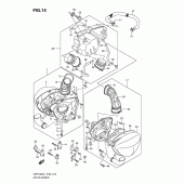 Схема узла: Воздушный фильтр для Suzuki VZR1800 Intruder M1800R/ Boulevard M109R