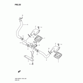 Схема вузла: Система індукції повітря для Suzuki GSX1300 Hayabusa