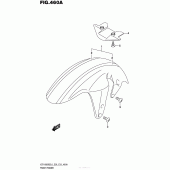 Схема вузла: Переднє крило (For Bbd) (Vzr1800Bzl6 E28) для Suzuki VZR1800 Boulevard M109R