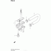Схема узла: Топливный кран для Suzuki DR-Z125 DR-Z125