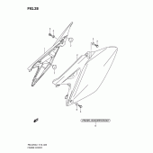 Схема узла: Боковые панели для Suzuki RM-Z250