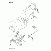 Схема узла: Сиденье для Suzuki GSF650 Bandit