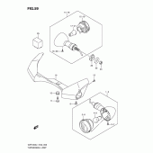 Схема вузла: Поворотники (Vzr1800l1 e24) для Suzuki VZR1800 Intruder M1800R/ Boulevard M109R