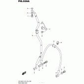 Схема вузла: Передній гальмівний шланг Suzuki GSX-R600