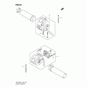 Схема вузла: Пульт управління рульовий (Vzr1800ufl1 e19) ​​для Suzuki VZR1800 Intruder M1800R/ Boulevard M109R