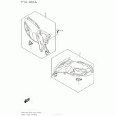 Схема вузла: Дзеркало заднього виду для Suzuki AN650 Burgman (EU analogue of SkyWave)