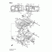 Схема узла: Картер двигателя для Suzuki VLR1800 Intruder C1800R/ Boulevard C109R