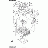 Схема вузла: Головка циліндра (передня) (Vl1500Bl7 E28) для Suzuki VL1500 Boulevard C90 BOSS