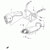 Схема вузла: Кріплення обтічників для Suzuki GSX-R750